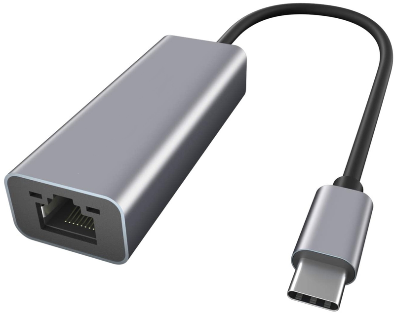 Adaptador Gigabit Ewent USB-C > Gigabit Cinza