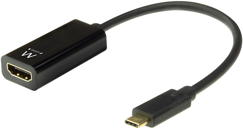 Adaptador Ewent USB C Macho > HDMI 4K Preto