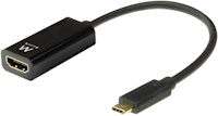 Cabo Conversor Ewent USB C Macho > HDMI 4K Preto