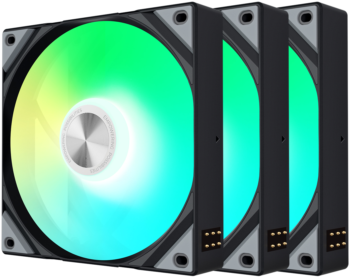 TRYX - Ventoinha TRYX Rota SL ARGB Preto 120mm (Pack 3)