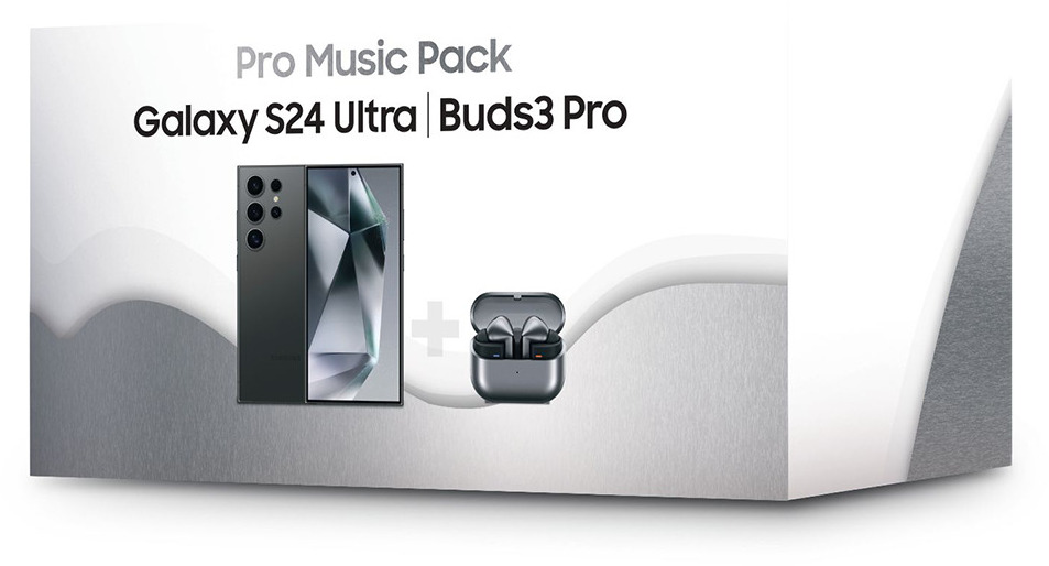 Samsung Pro Music Pack (Smartphone Galaxy S24 Ultra 6.8" 12GB / 256GB + Galaxy Buds 3 Pro)