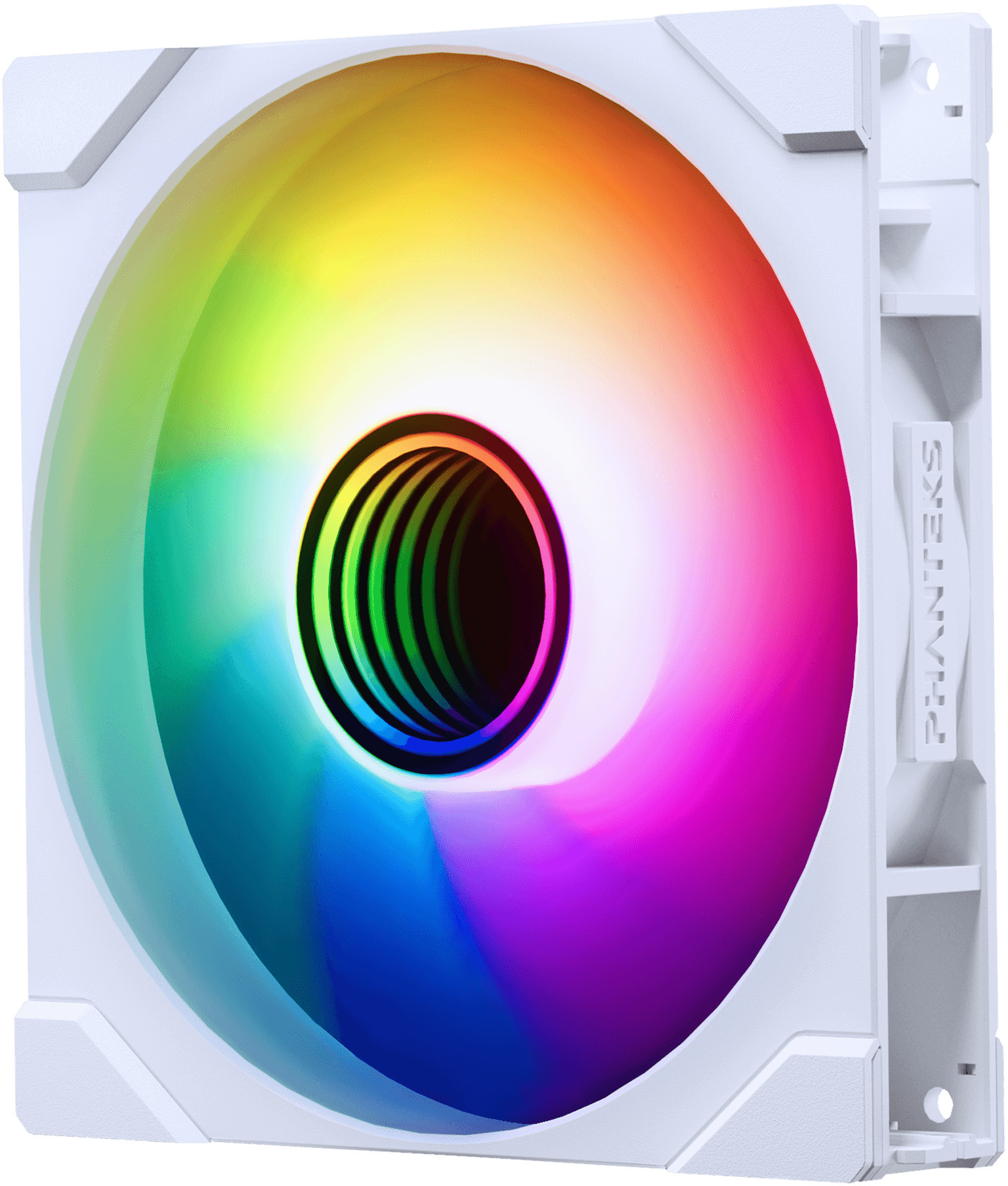 Ventoinha Phanteks M25 Gen2 140mm PWM Fan Reversed Airflow DRGB Branco