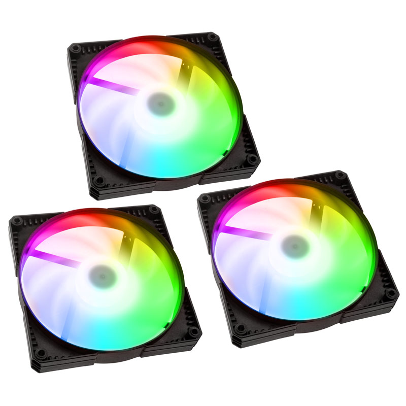 Phanteks - Ventoinha Phanteks SK PWM D-RGB Pack 3 - 140mm