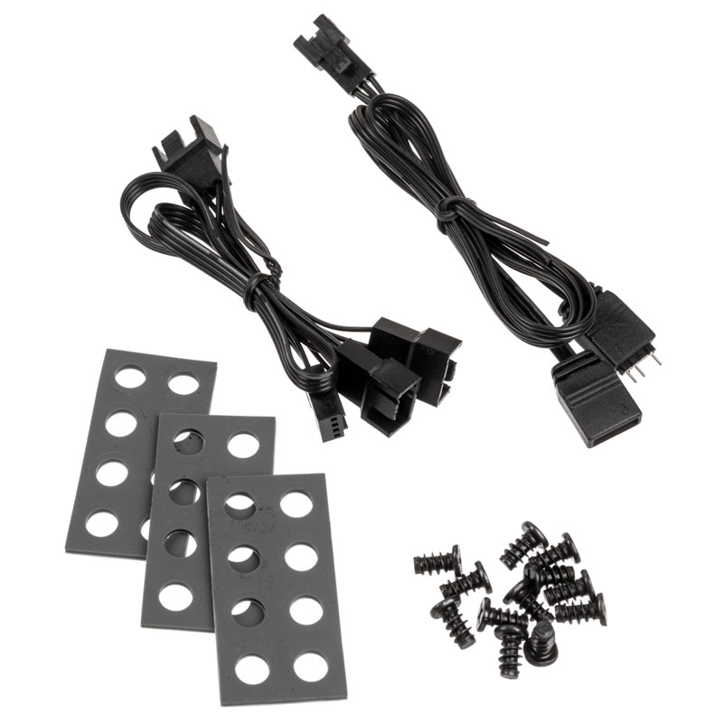Phanteks - Ventoinha Phanteks SK PWM D-RGB Pack 3 - 140mm