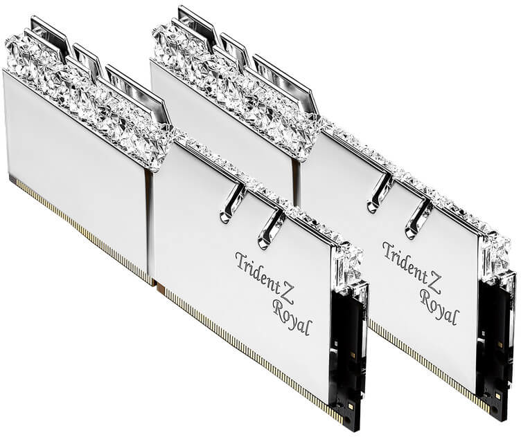 Gskill Trident Z Royal DDR4 3000Mhz 2x8GB CL16 Prateada