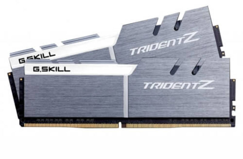 G.Skill Kit 16GB (2 X 8GB) DDR4 3200MHz Trident Z Grey/White CL16
