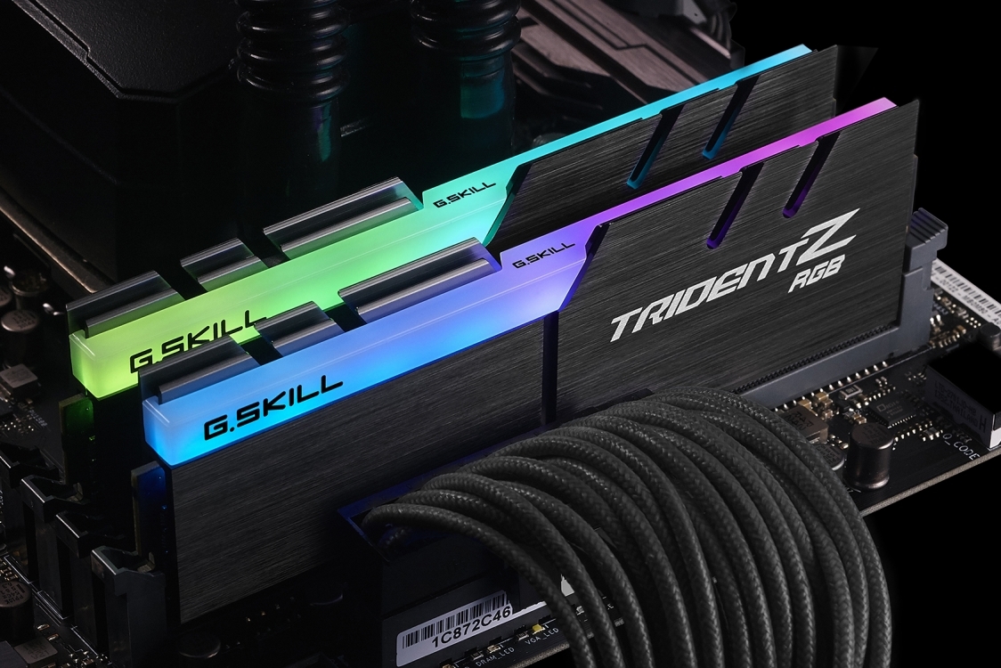 G.Skill - G.Skill Kit 16GB (2 X 8GB) DDR4 3600MHz Trident Z RGB Black CL16