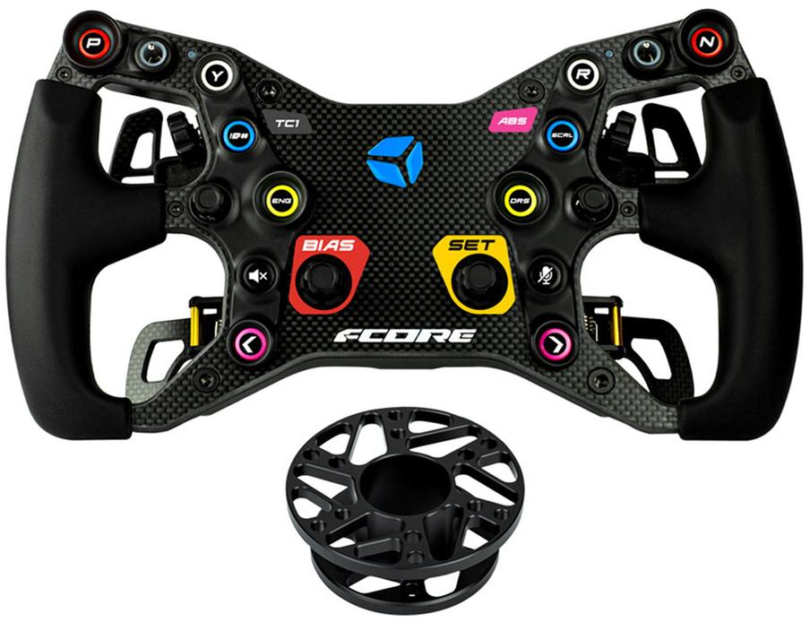 Cube Controls - Volante Cube Controls F-CORE - 4+ Paddles + HUB Incluido