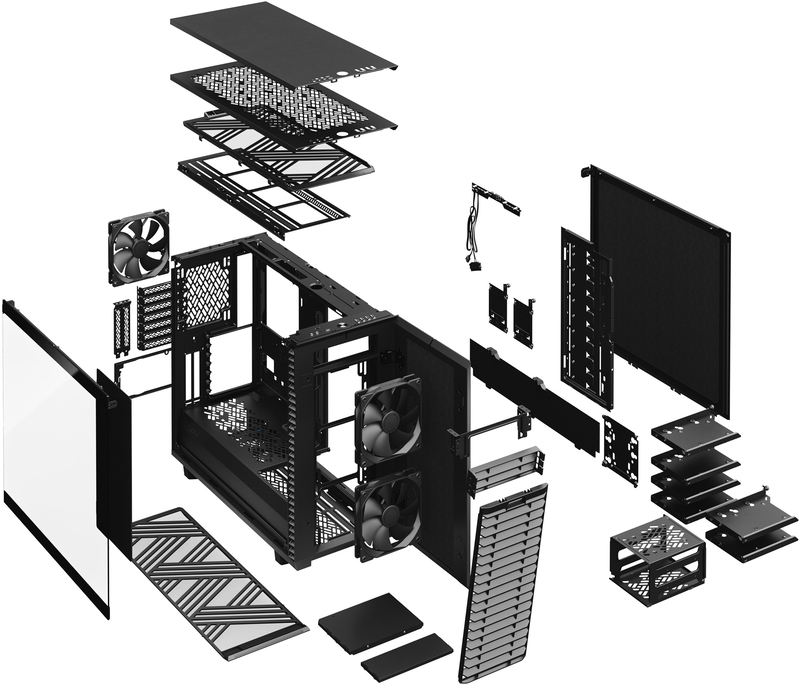 Fractal Design - Caixa E-ATX Fractal Design Define 7 Black Light TG