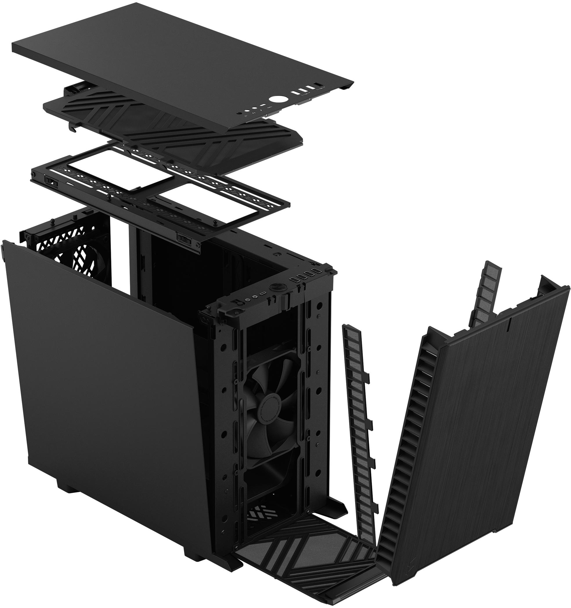 Fractal Design - Caixa Mini-ITX Fractal Design Define 7 Nano Black Solid