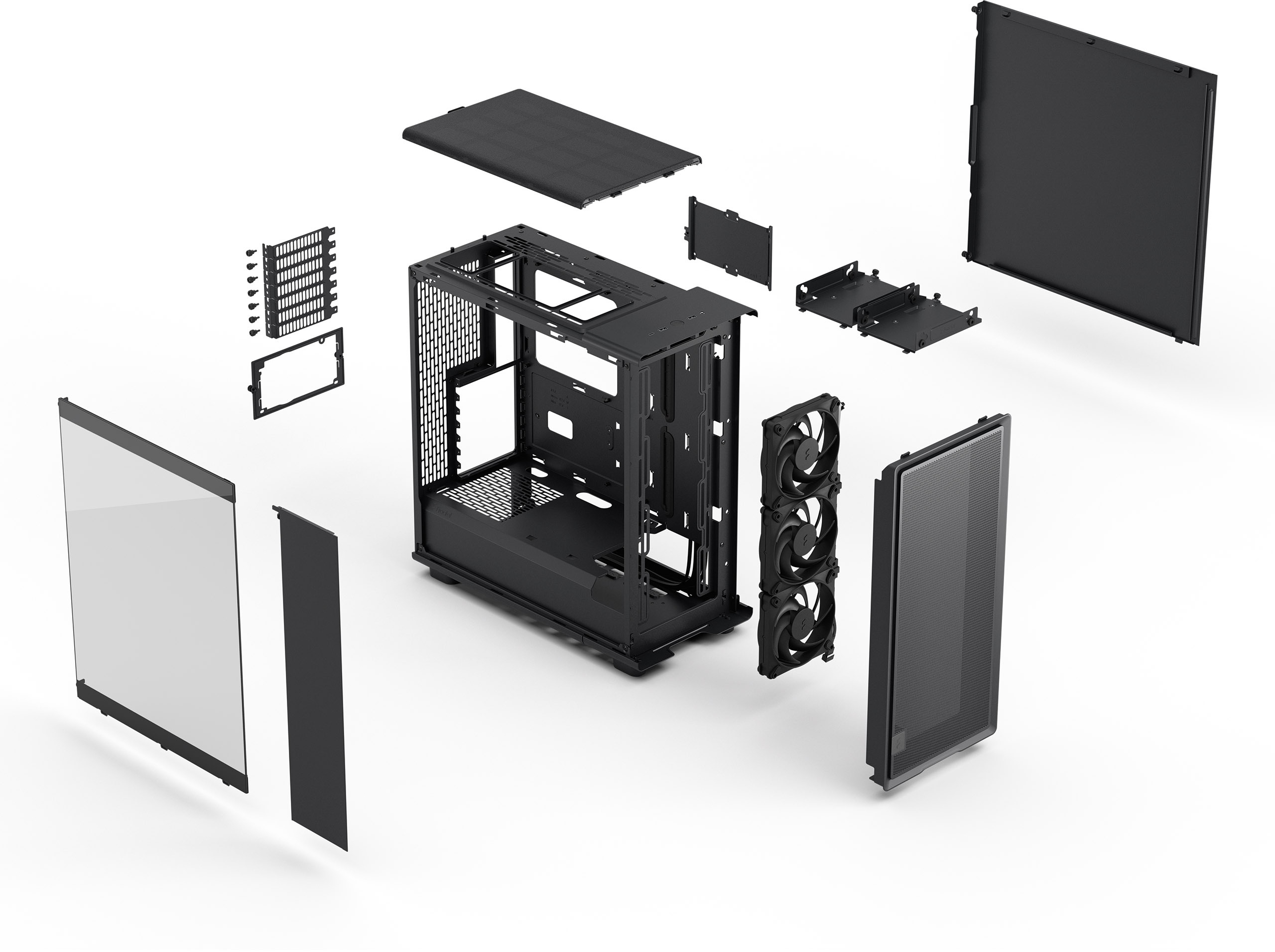 Fractal Design - Caixa ATX Fractal Design Epoch Black Tempered Glass Light Tint