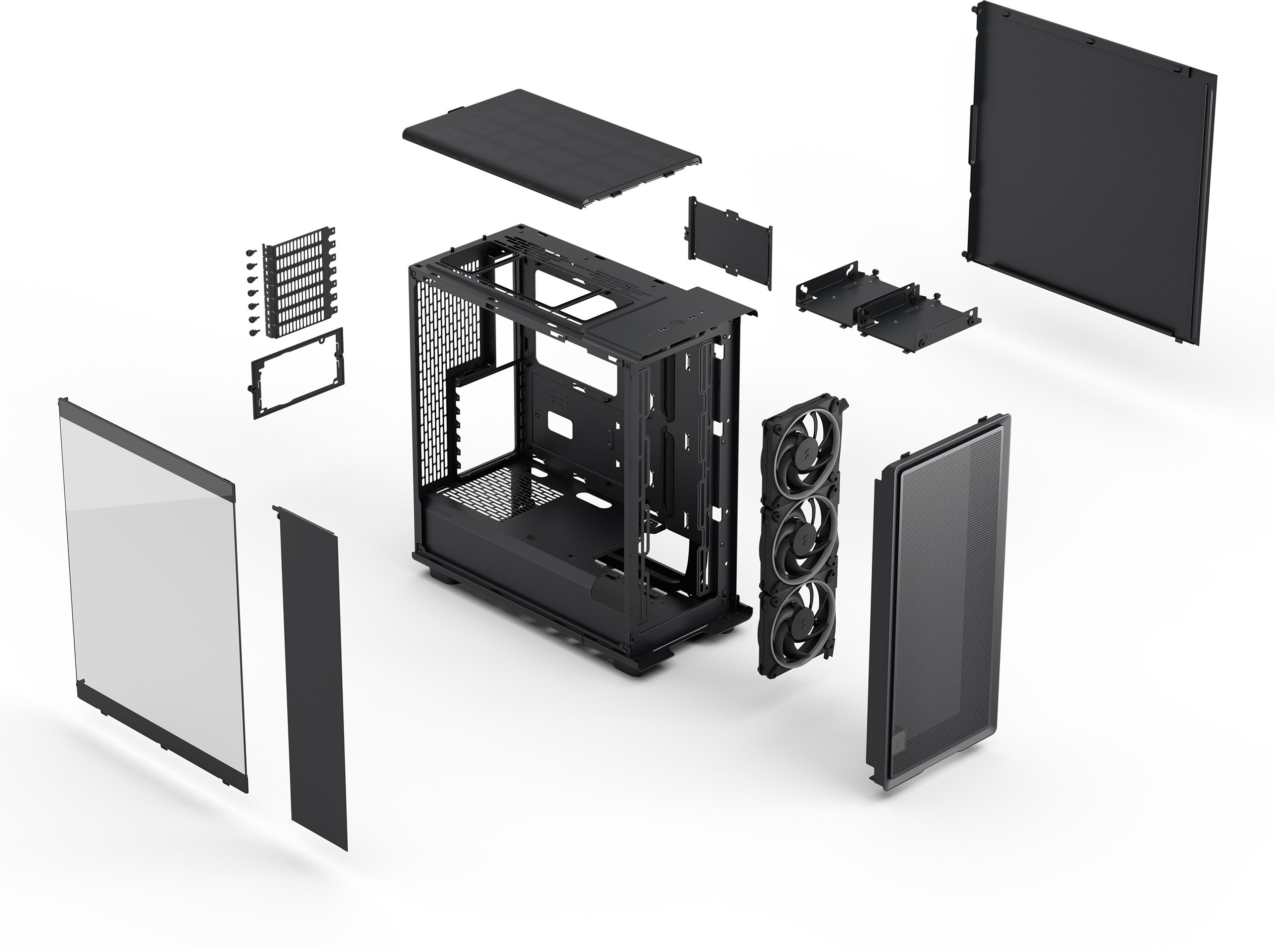 Fractal Design - Caixa ATX Fractal Design Epoch Black Tempered Glass RGB Light Tint