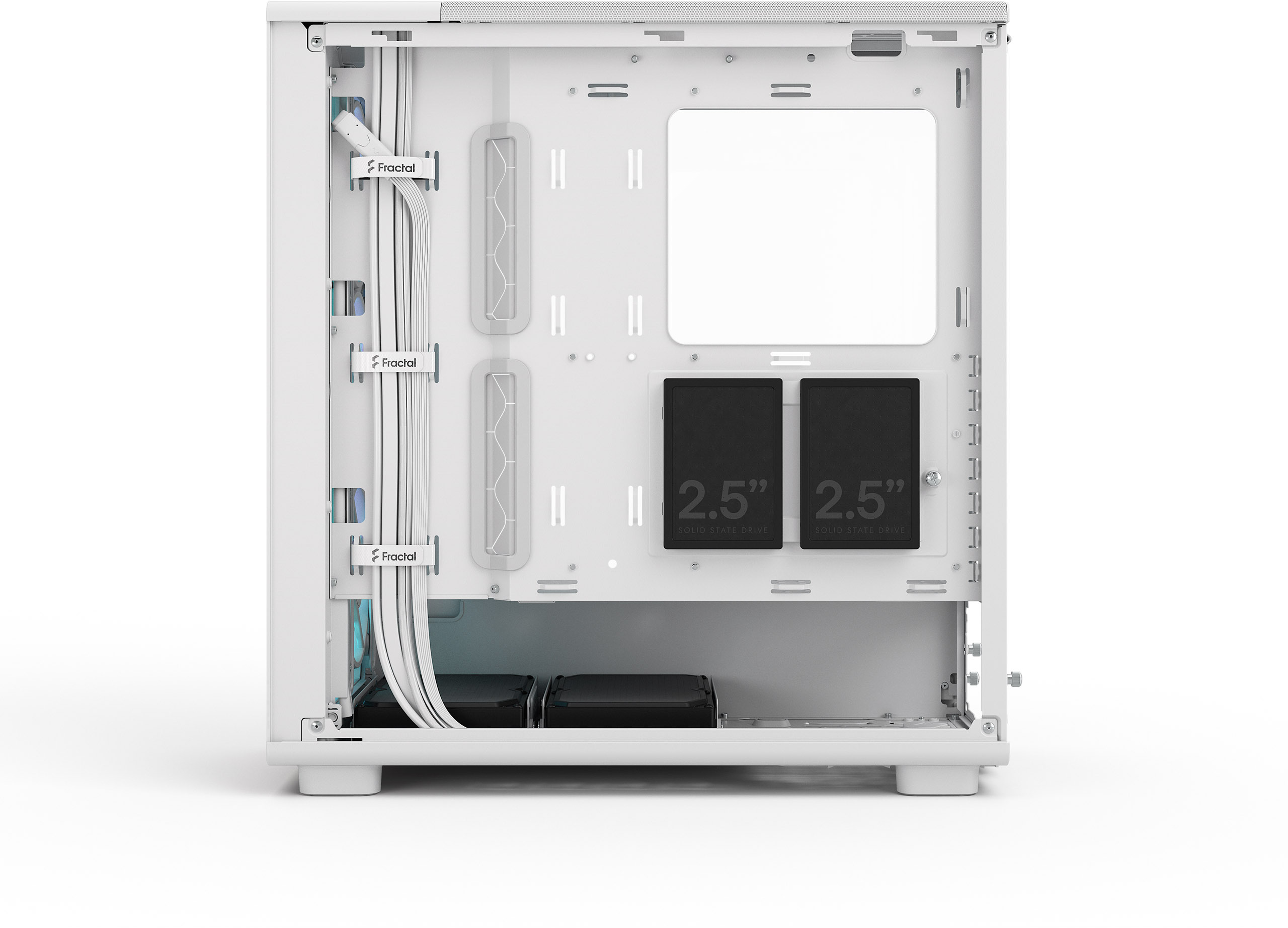 Fractal Design - Caixa ATX Fractal Design Epoch White Tempered Glass RGB Light Tint