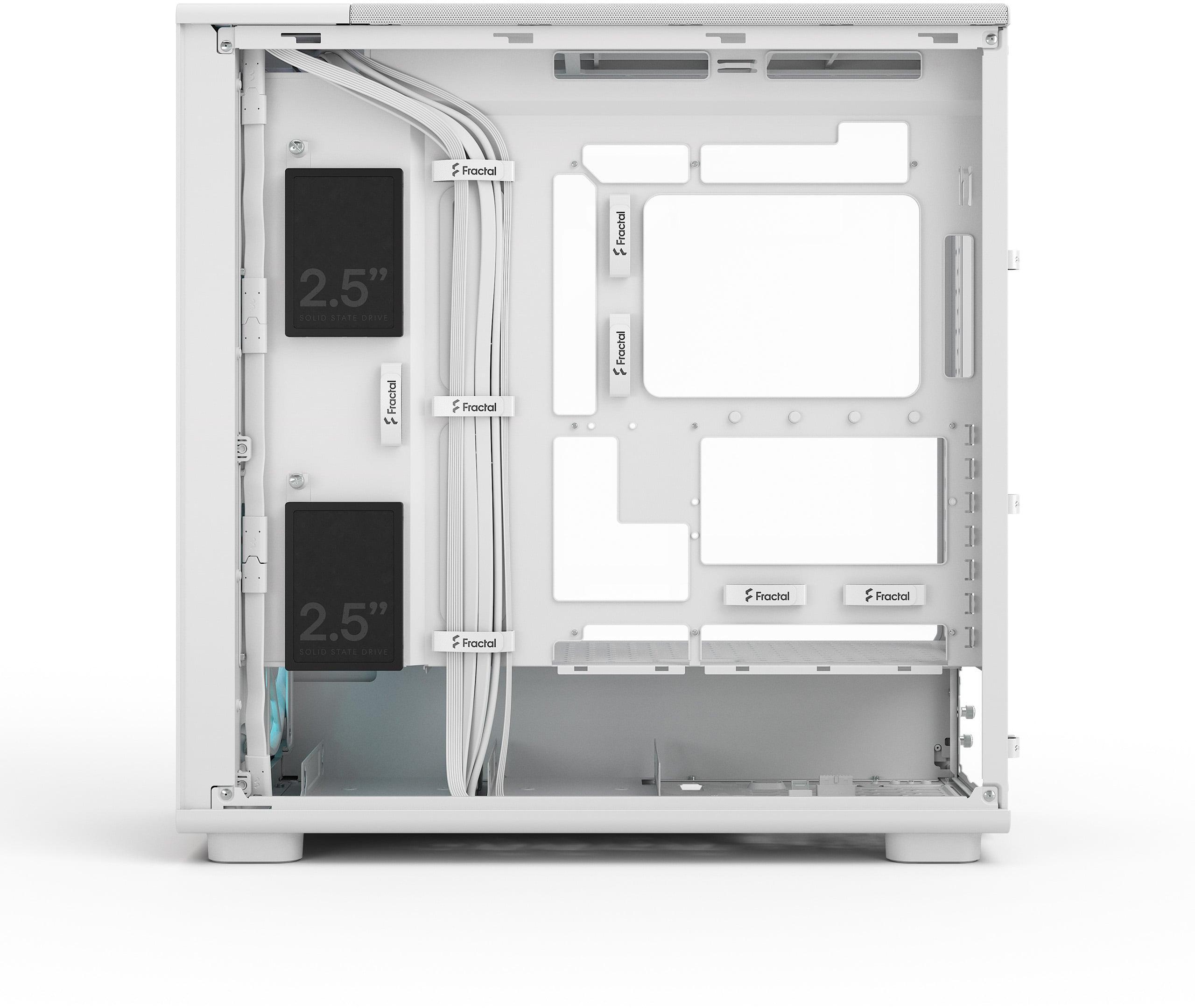  - Caixa E-ATX Fractal Design Epoch XL White Tempered Glass RGB Light Tint