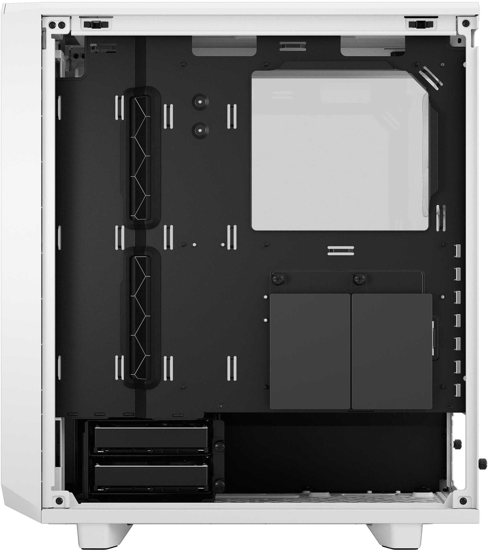 Fractal Design - Caixa ATX Fractal Design Meshify 2 Compact Lite White TG Clear
