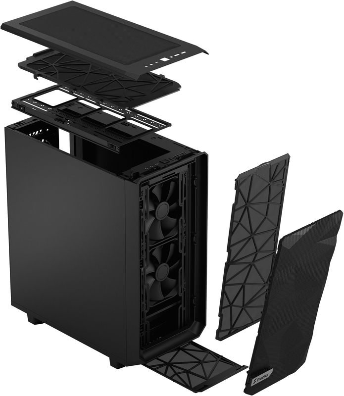 Fractal Design - Caixa ATX Fractal Design Meshify 2 Compact Black Solid
