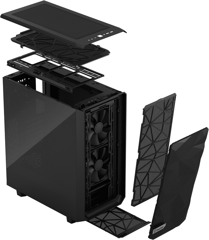 Fractal Design - Caixa ATX Fractal Design Meshify 2 Compact Black TG Dark Tint