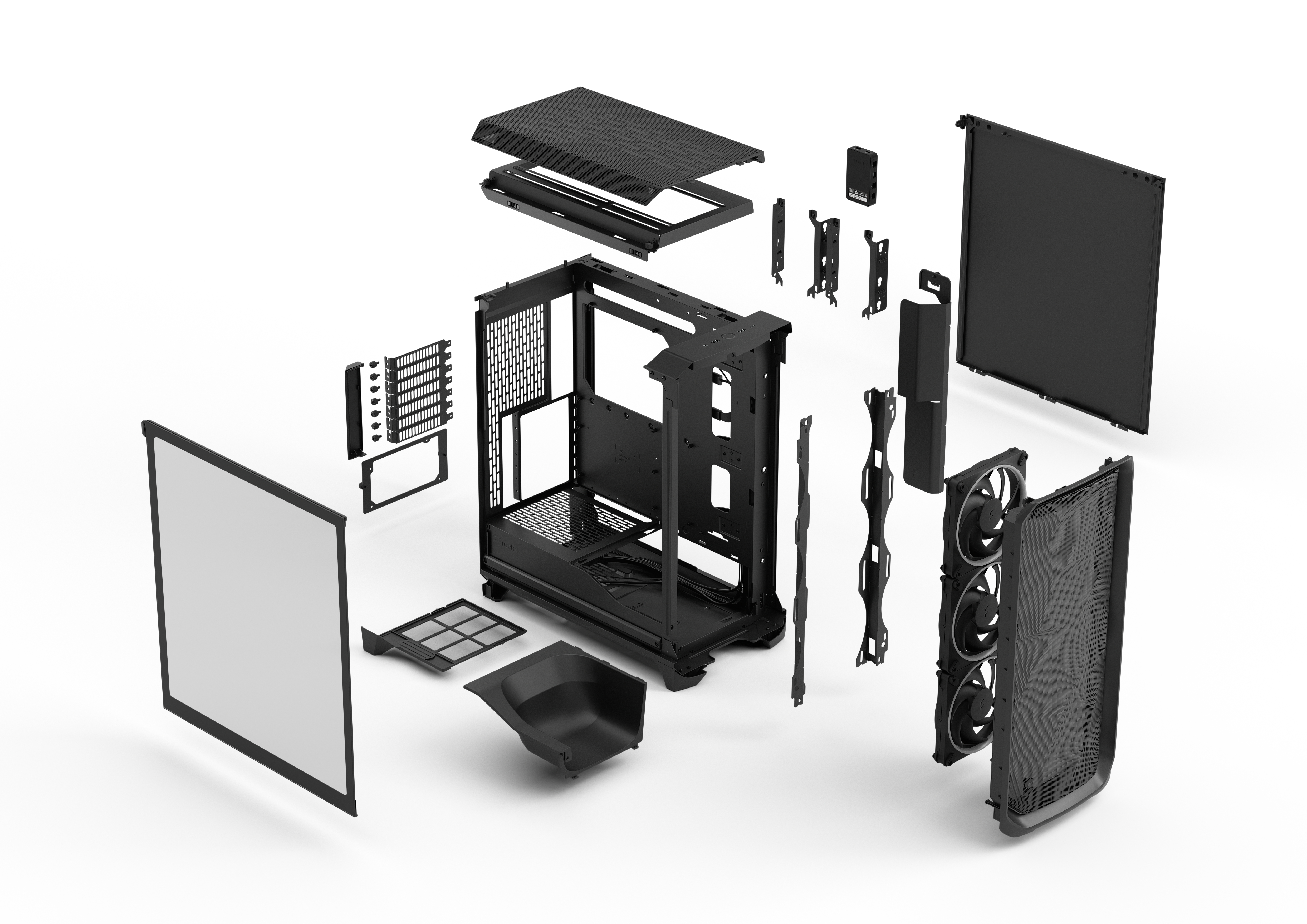 Fractal Design - Caixa E-ATX Fractal Design Meshify 3 Ambience Pro RGB Preta TG Light Tint