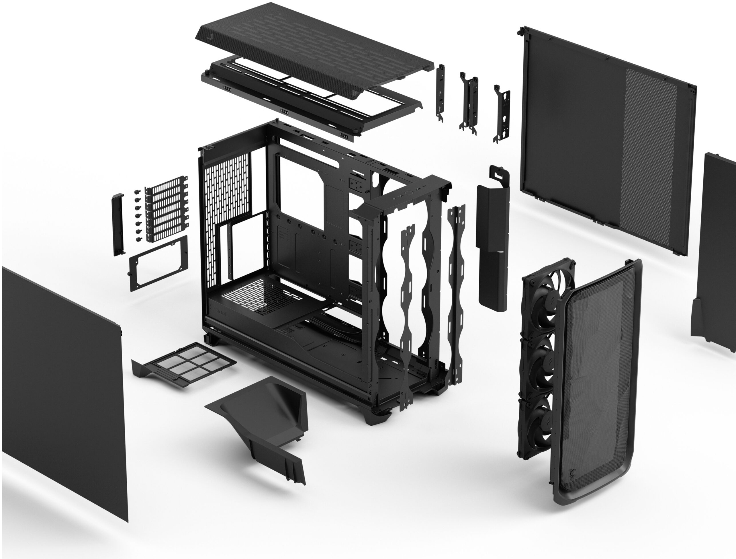 Fractal Design - Caixa E-ATX Fractal Design Meshify 3 XL Black Solid