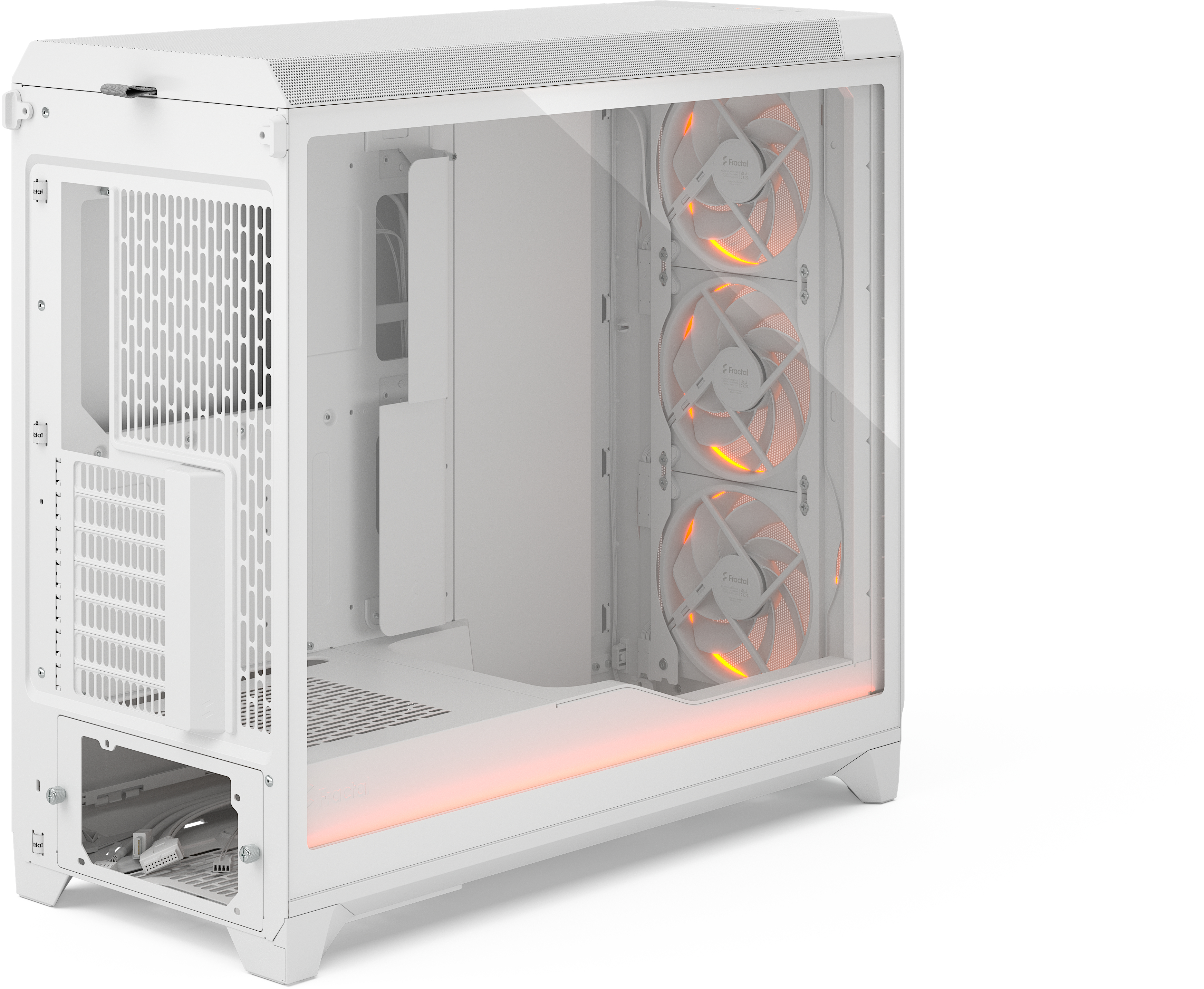 Fractal Design - Caixa E-ATX Fractal Design Meshify 3 XL Ambience Pro RGB Branca TG Clear Tint