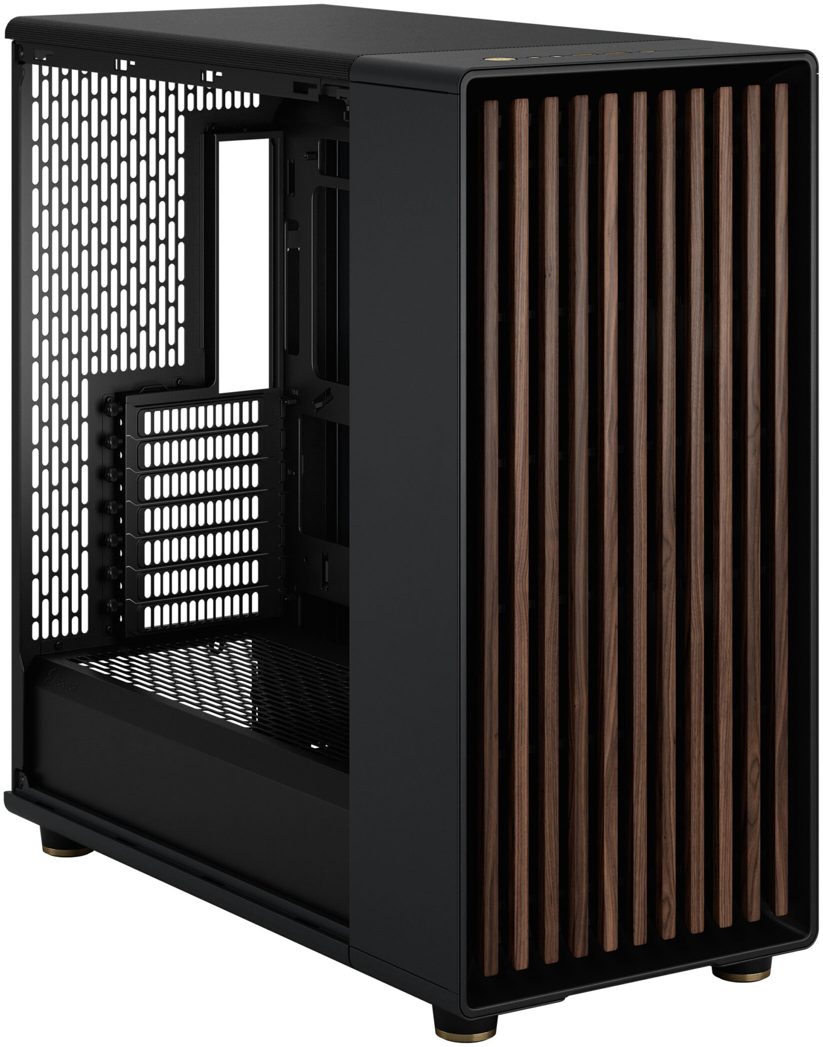 Fractal Design - Caixa E-ATX Fractal Design North XL Chalk Black TG Clear Reverse Connector
