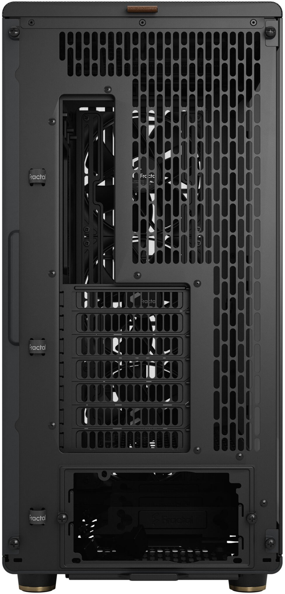 Fractal Design - Caixa E-ATX Fractal Design North XL Chalk Black TG Clear Reverse Connector