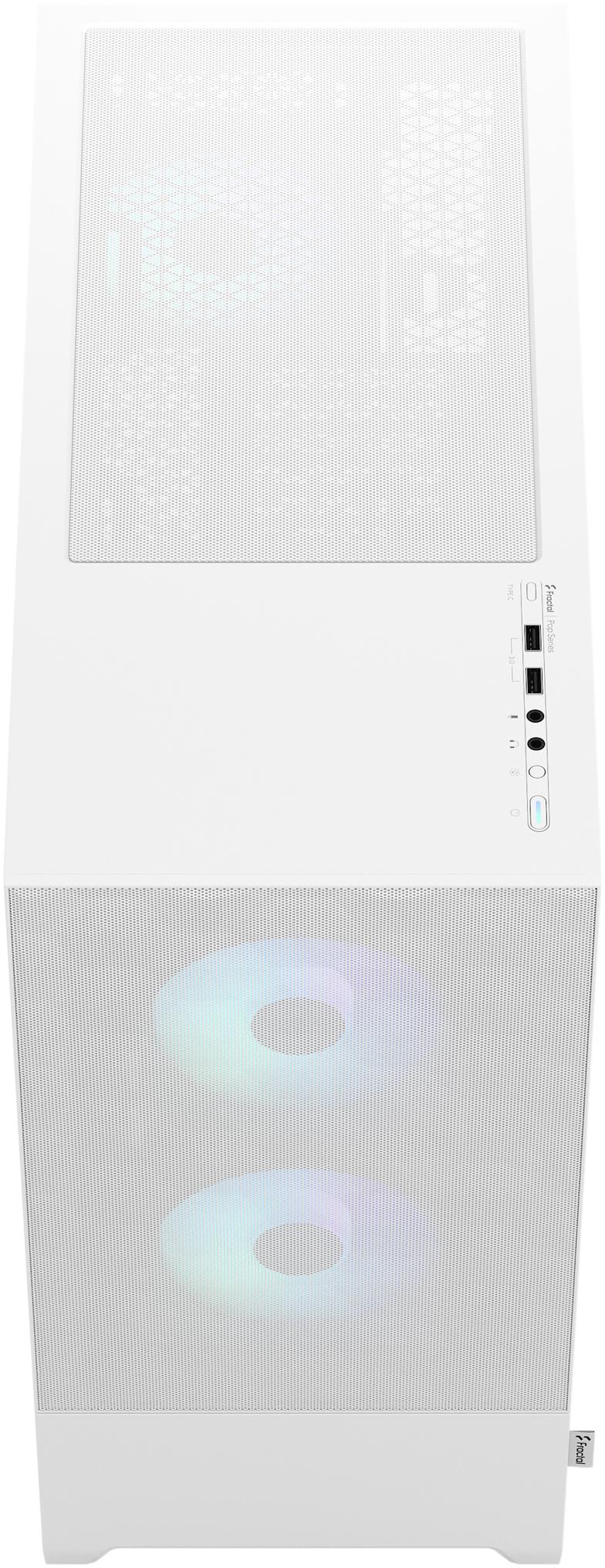 Fractal Design - Caixa ATX Fractal Design Pop Air RGB White TG Clear Tint