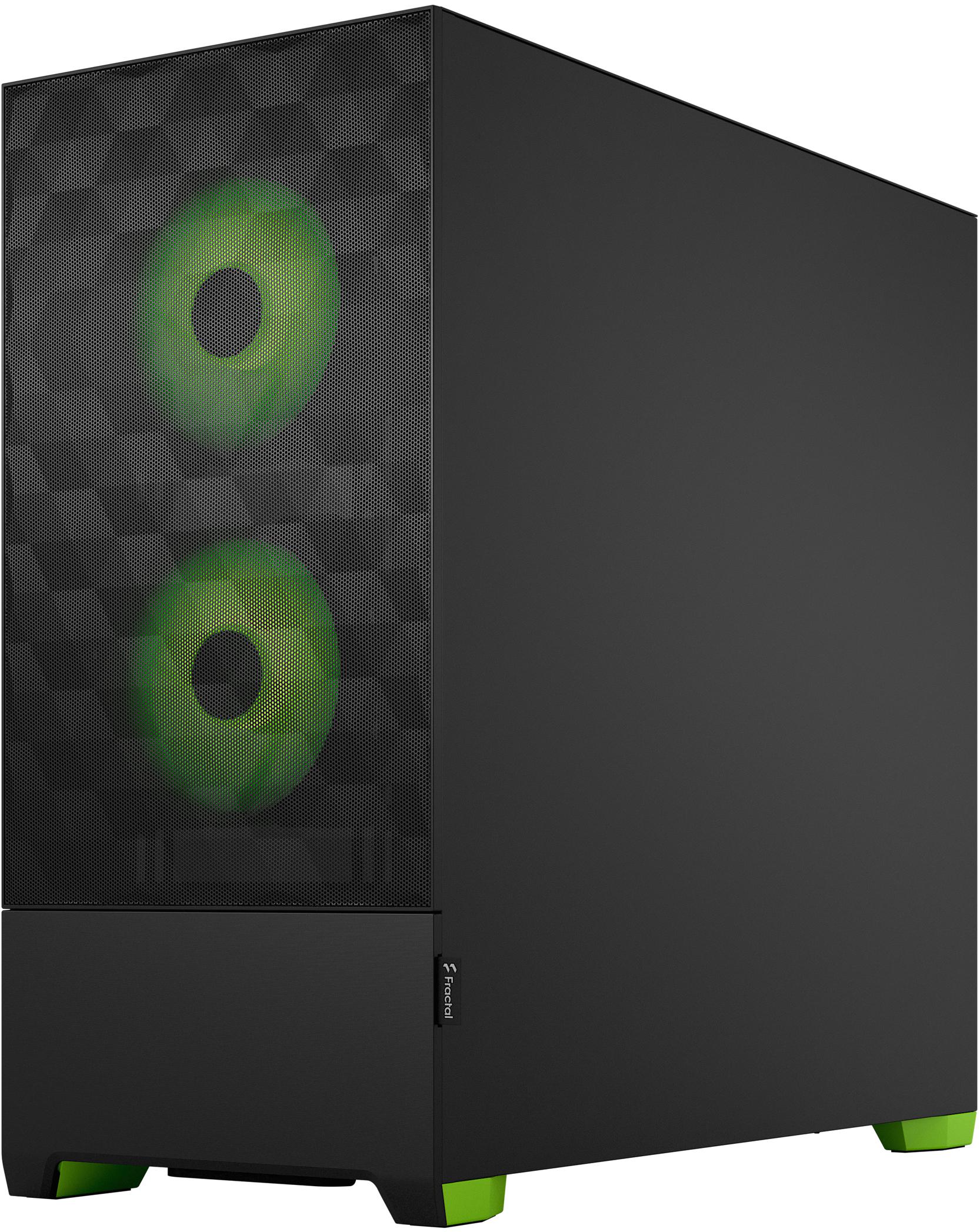 Fractal Design - Caixa ATX Fractal Design Pop Air RGB Green Core TG Clear Tint