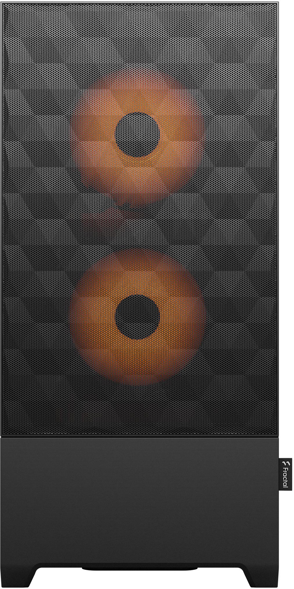 Fractal Design - Caixa ATX Fractal Design Pop Air RGB Orange Core TG Clear Tint