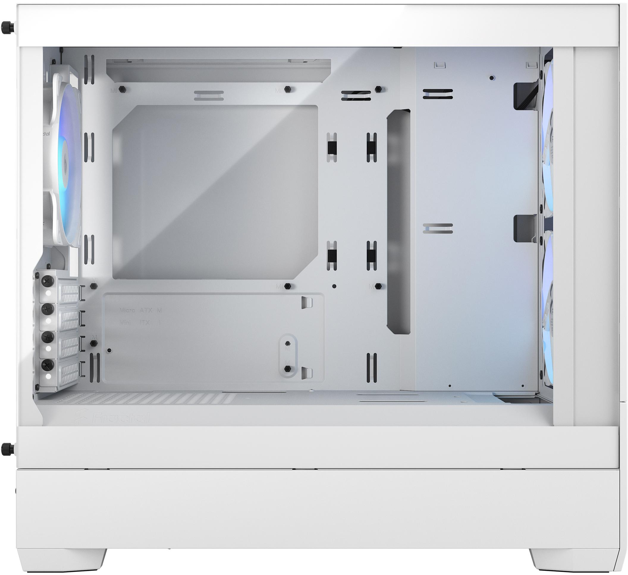 Fractal Design - Caixa Micro-ATX Fractal Design Pop Mini Air RGB White TG Clear Tint