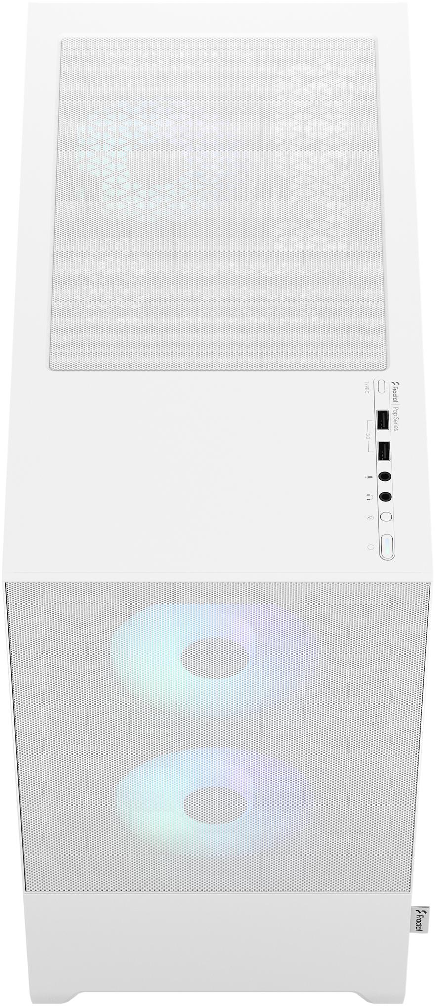 Fractal Design - Caixa Micro-ATX Fractal Design Pop Mini Air RGB White TG Clear Tint