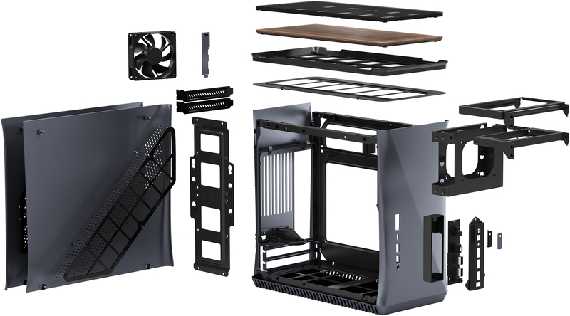 Fractal Design - Caixa Mini-ITX Fractal Design Era ITX Cinzenta / Carvalho