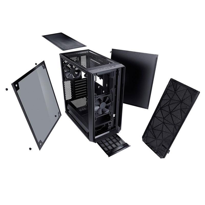 Fractal Design - Caixa ATX Fractal Design Meshify C Blackout TG Light Tint