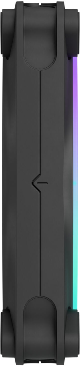 Fractal Design - Ventoinha Fractal Design Momentum 12 120mm 2200RPM 8 Pinos RGB Preta