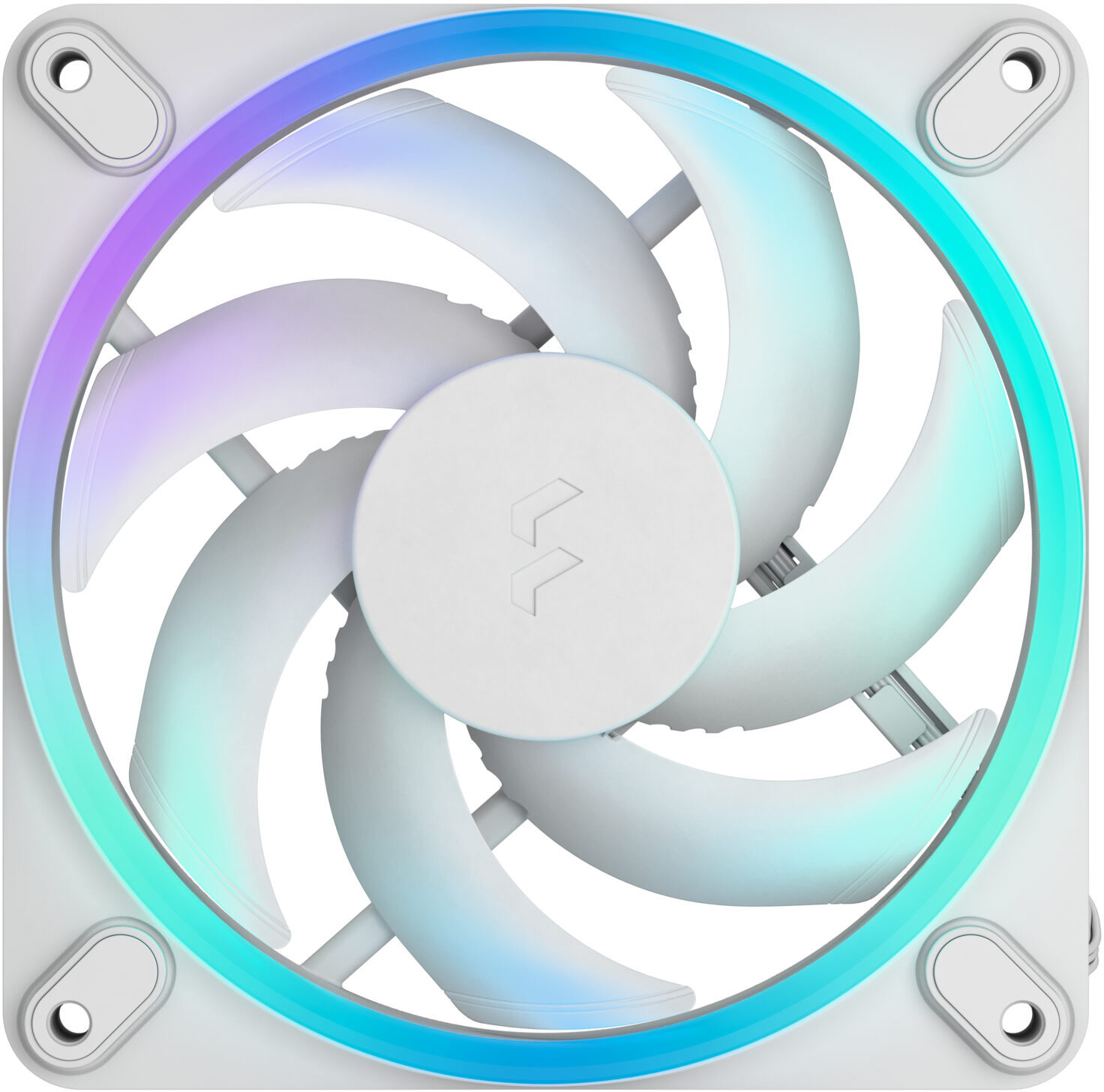 Fractal Design - Ventoinha Fractal Design Momentum 12 120mm 2200RPM 8 Pinos RGB Branca