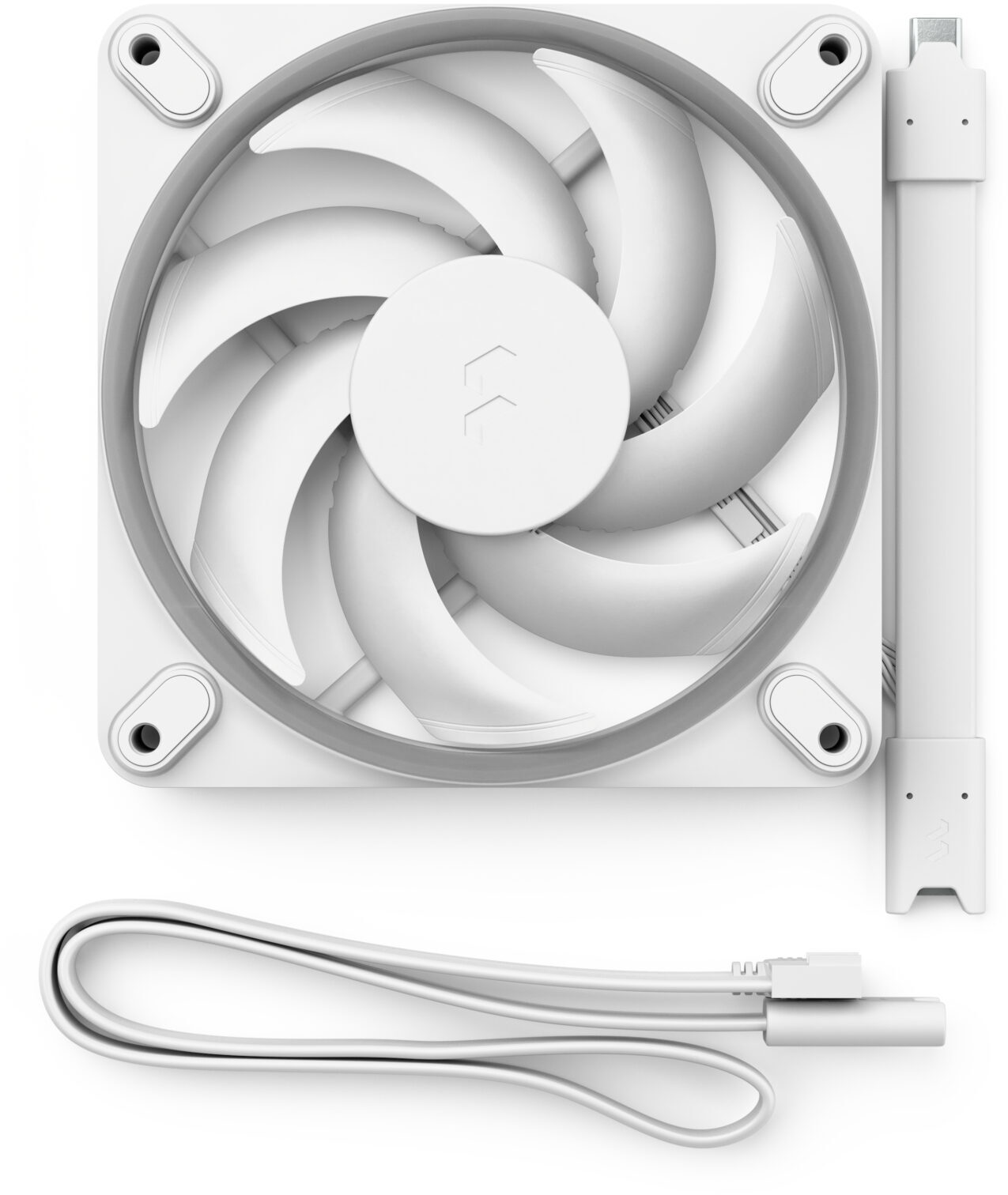 Fractal Design - Ventoinha Fractal Design Momentum 12 120mm 2200RPM 8 Pinos RGB Branca