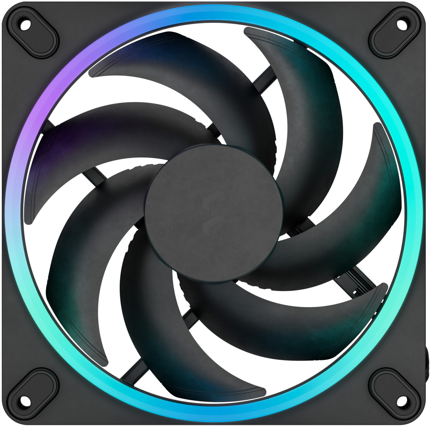 Fractal Design - Ventoinha Fractal Design Momentum 12 120mm 2200RPM 8 Pinos RGB Preta (3 Pack)