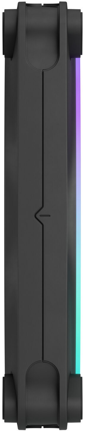 Fractal Design - Ventoinha Fractal Design Momentum 12 120mm 2200RPM 8 Pinos RGB Preta (3 Pack)