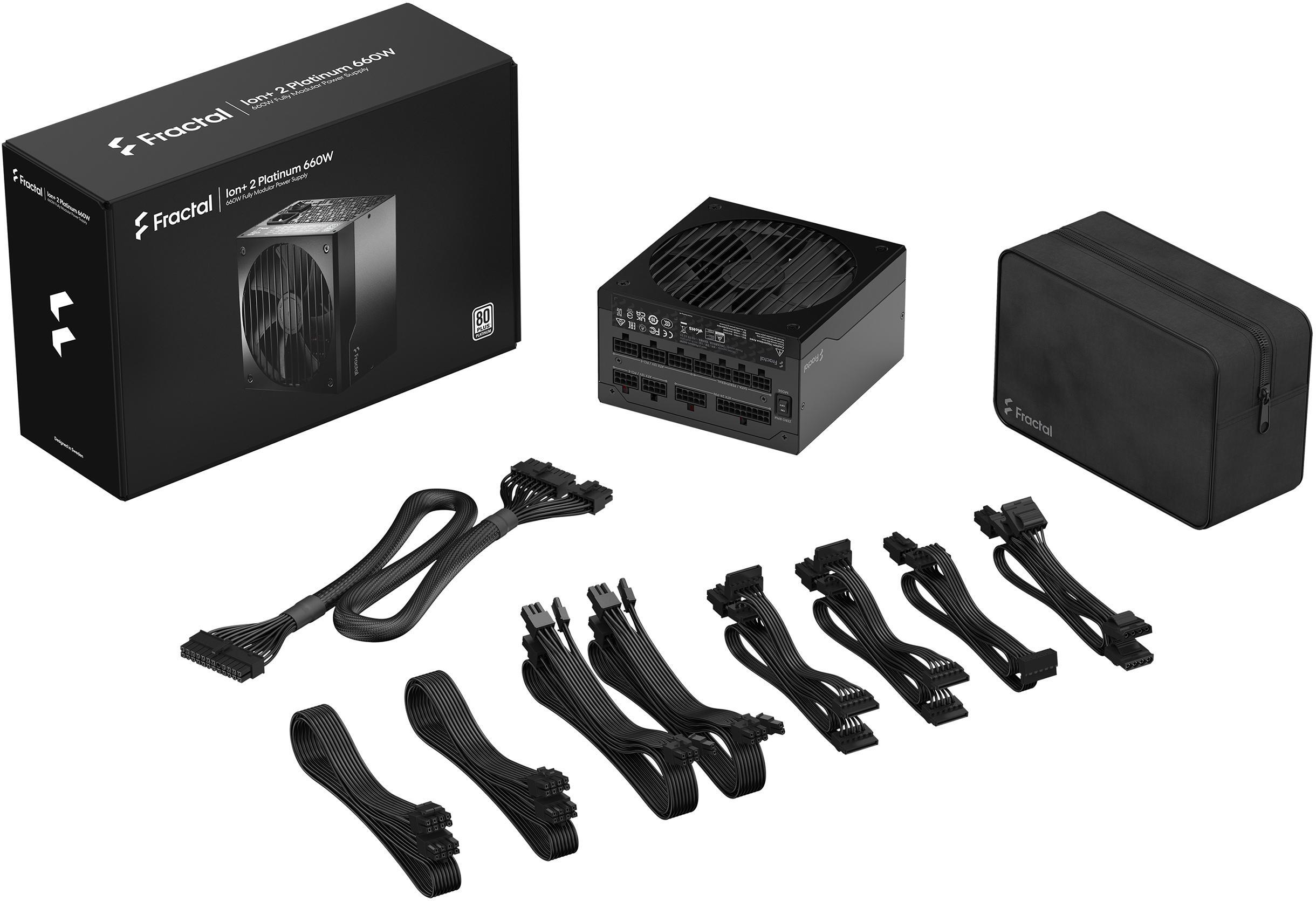 Fractal Design - Fonte Fractal Design Ion+ 2 660W 80+ Platinum Full Modular