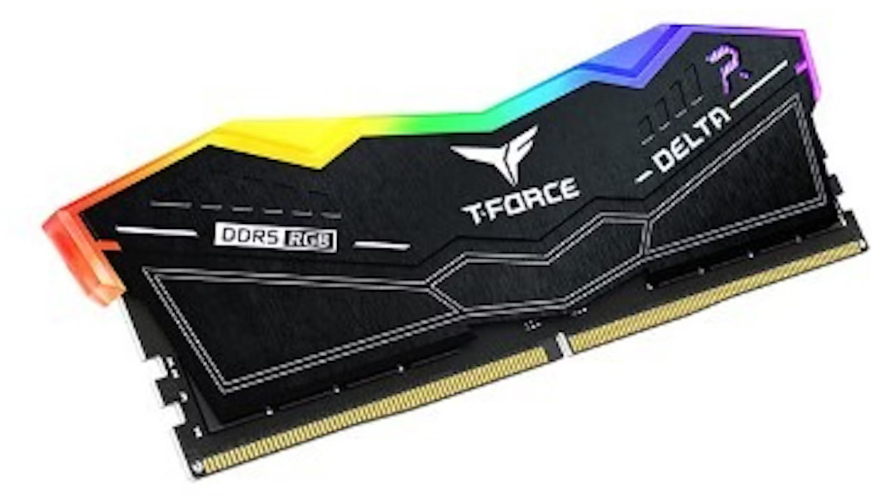 Team Group - Team Group Kit 32GB (2 x 16GB) DDR5 6000MHz Delta RGB Preto CL38 V2