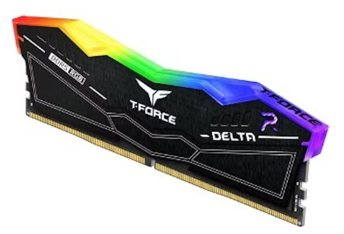 Team Group - Team Group Kit 32GB (2 x 16GB) DDR5 6000MHz Delta RGB Preto CL38 V2