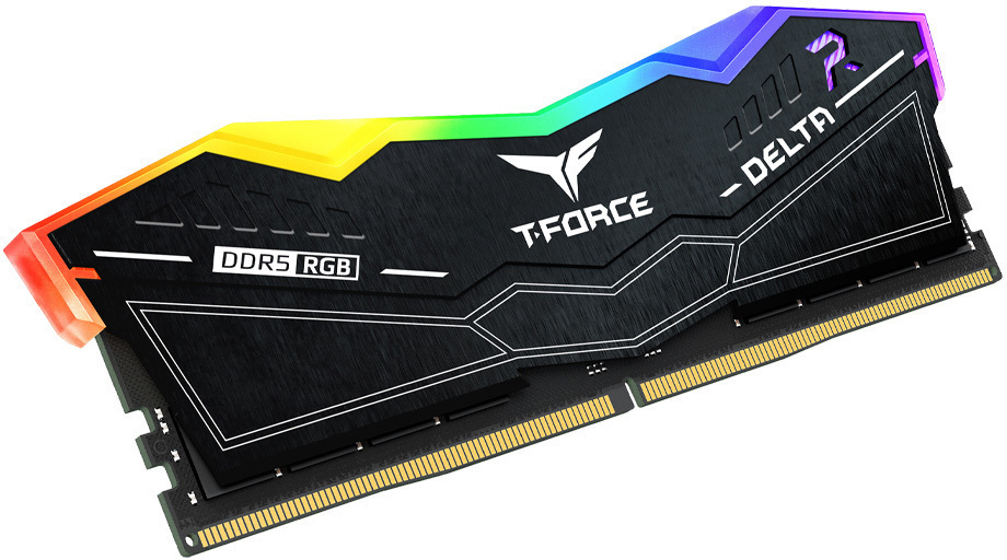 Team Group - Team Group Kit 32GB (2 x 16GB) DDR5 6400MHz Delta RGB Preto CL32