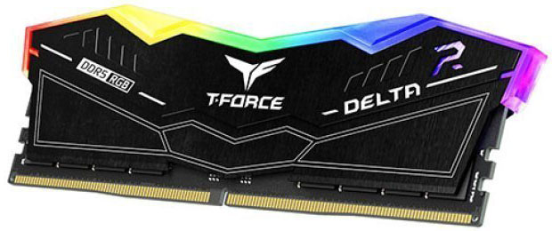 Team Group - Team Group Kit 32GB (2 x 16GB) DDR5 6600MHz Delta RGB Preto CL34