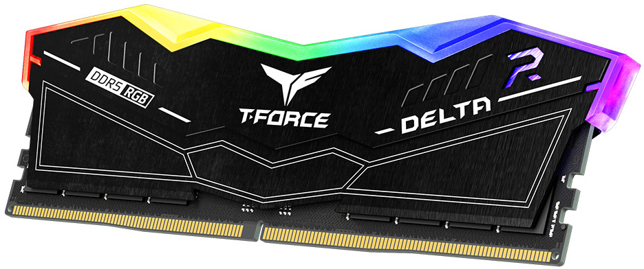 Team Group - Team Group Kit 64GB (2 x 32GB) DDR5 6000MHz Delta RGB Preto CL30