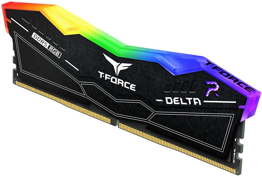 Team Group - Team Group Kit 64GB (2 x 32GB) DDR5 6000MHz Delta RGB Preto CL30