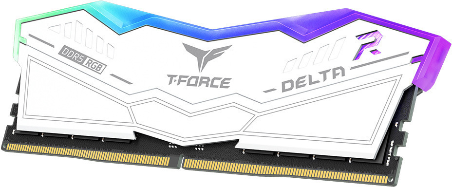 Team Group - Team Group Kit 32GB (2 x 16GB) DDR5 6400MHz Delta RGB Branco CL32