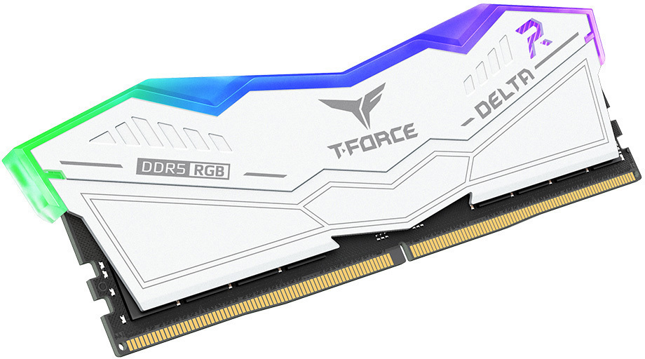 Team Group - Team Group Kit 32GB (2 x 16GB) DDR5 6400MHz Delta RGB Branco CL32