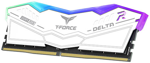Team Group - Team Group Kit 32GB (2 x 16GB) DDR5 6800MHz Delta RGB Branco CL34