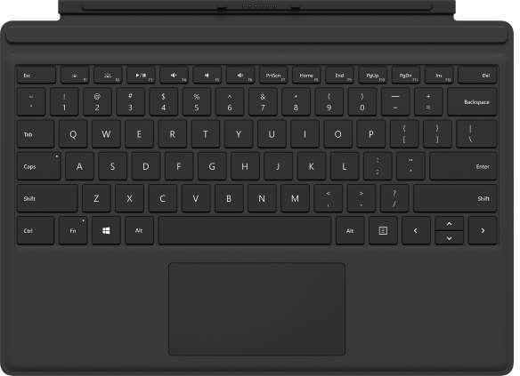 Picture of Picture of Microsoft Surface Pro Type Cover M1725 Preto