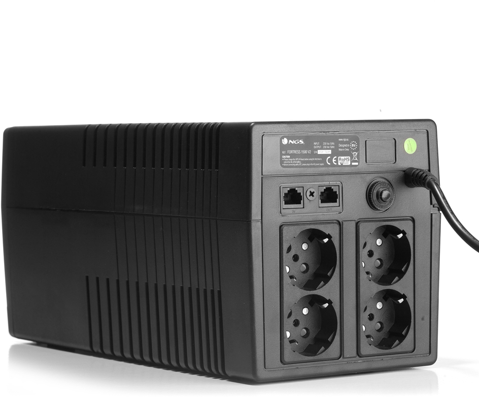 NGS - UPS NGS Off-line Fortress 1500V2 720W 3 Tomadas de Proteção